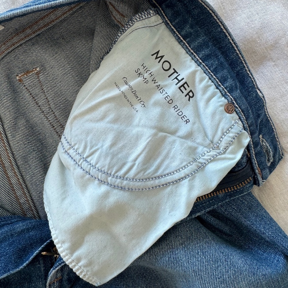 Mother denim - high waisted rider skimp